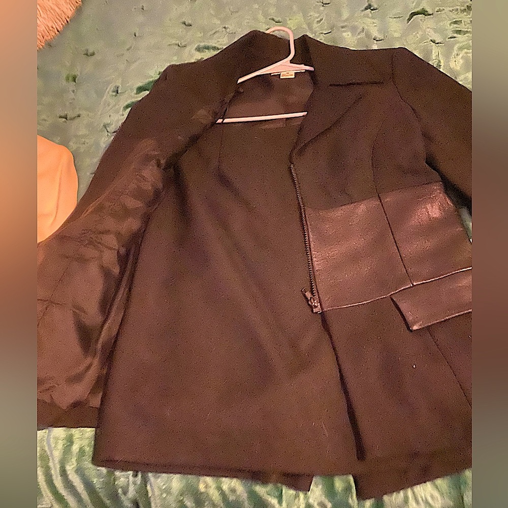 Women’s skirt suit.
